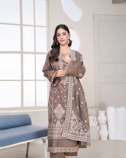 Chamak - 01 - Embroidered Lawn