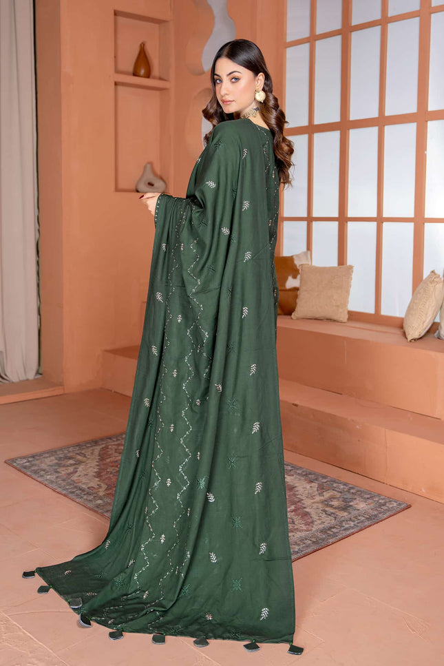 Seasonal - 02 - Slub Linen - Embroidered - 3pc