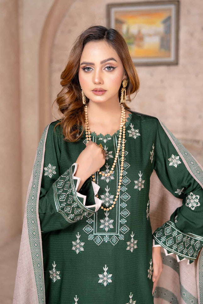 Seasonal - Dhanak With Pashmina Shawl - 3pc