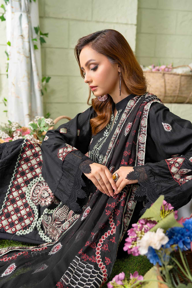 Seasonal - 04 - Embroidered Viscose + Pure Dupatta - 3pc