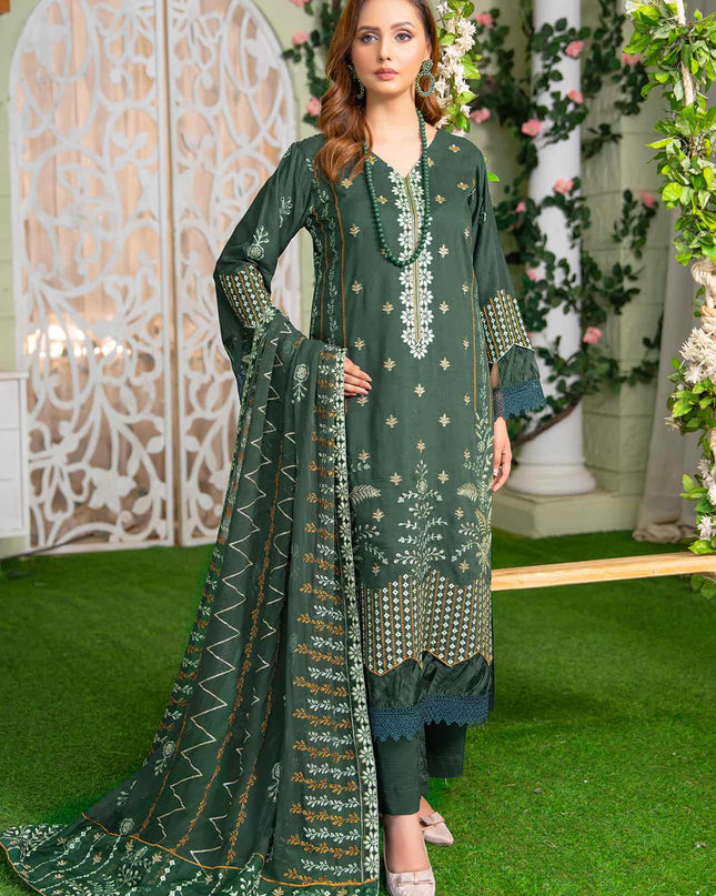 Rang-e-Sham - 05 - Embroidered Viscose + Pure Dupatta - 3pc