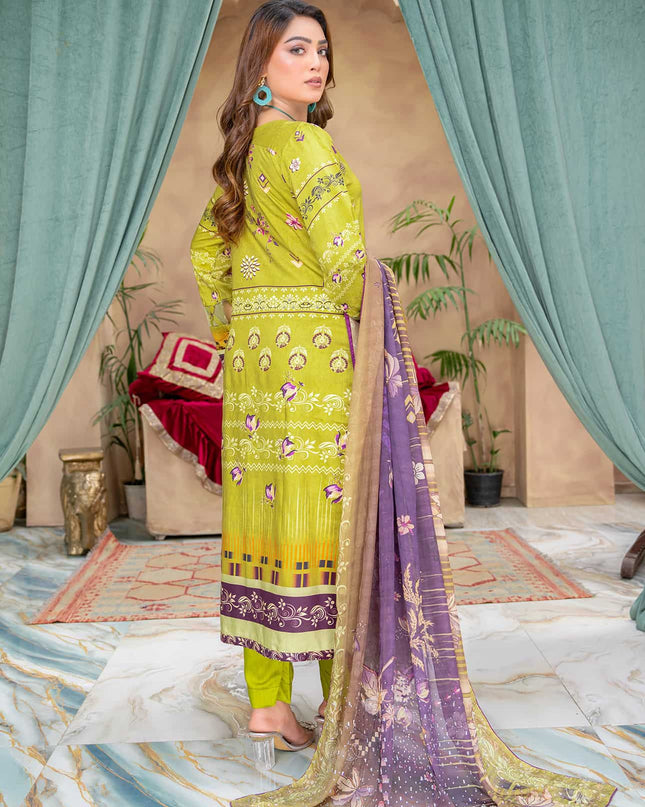 Zarmina- 03 - Printed Viscose - Embroidered - 3pc
