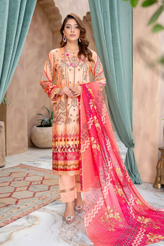 Seasonal - 10 - Printed Viscose - Embroidered - 3pc