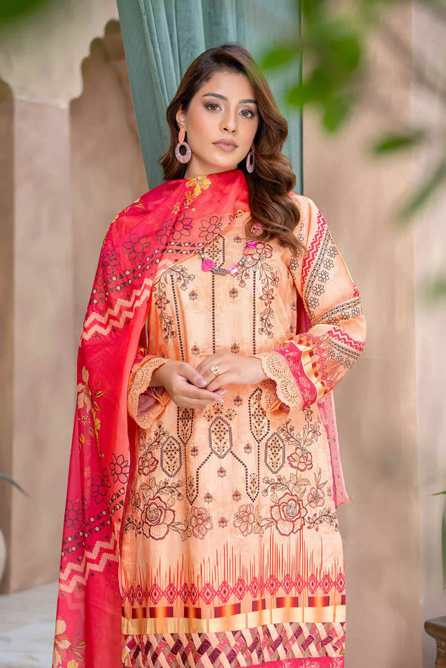 Seasonal - 10 - Printed Viscose - Embroidered - 3pc