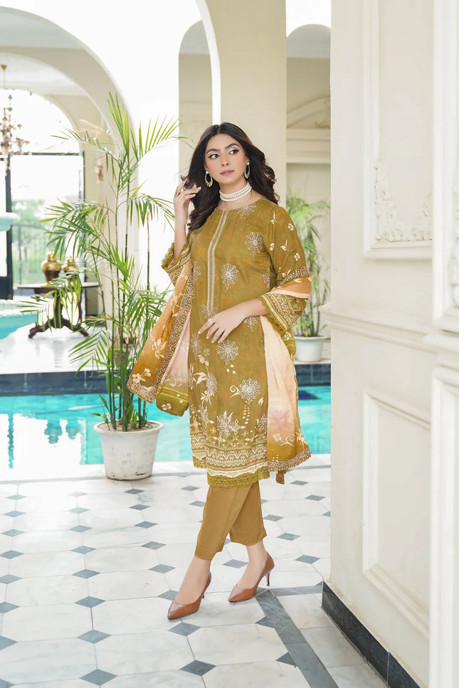 EMBELLISHED VISCOSE - 35401