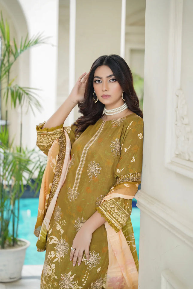 EMBELLISHED VISCOSE - 35401