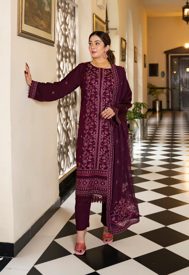 EMBROIDERED VISCOSE - 35605