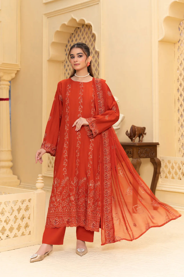 VISCOSE EMBROIDERED - 35804