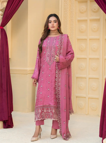 JACQUARD EMBROIDERED VISCOSE - 35903