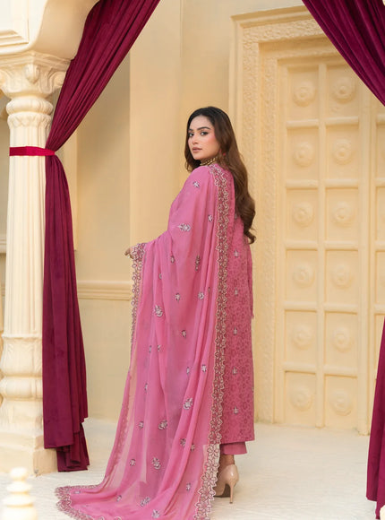 JACQUARD EMBROIDERED VISCOSE - 35903