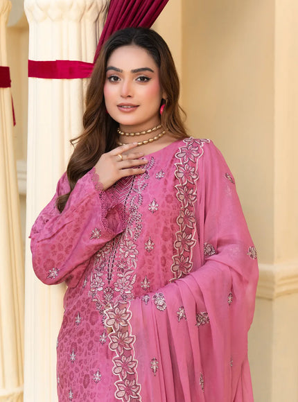 JACQUARD EMBROIDERED VISCOSE - 35903