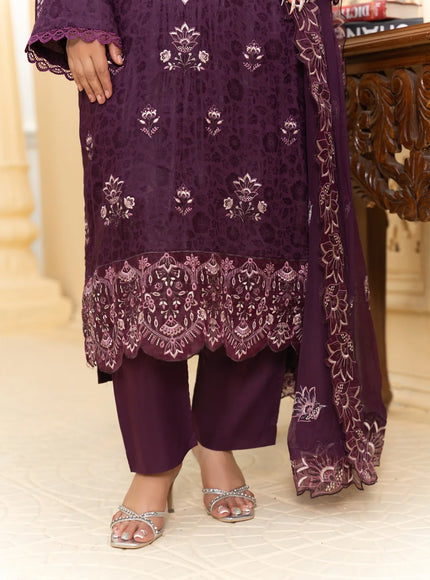 JACQUARD EMBROIDERED VISCOSE - 35901