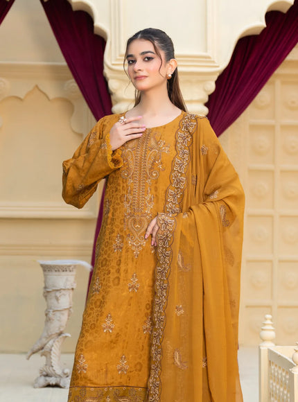 JACQUARD EMBROIDERED VISCOSE - 35905