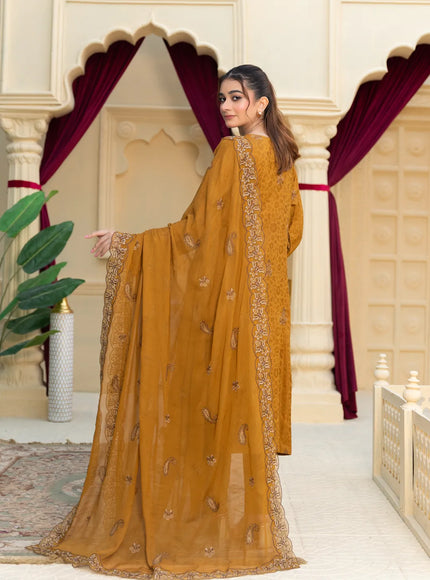 JACQUARD EMBROIDERED VISCOSE - 35905