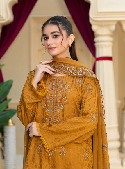 JACQUARD EMBROIDERED VISCOSE - 35905