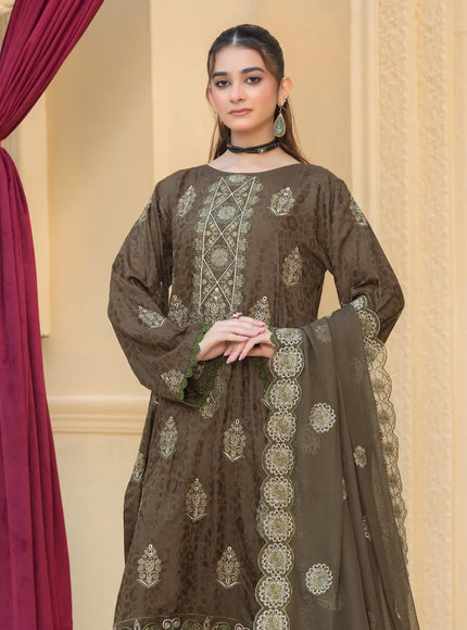 JACQUARD EMBROIDERED VISCOSE - 35902