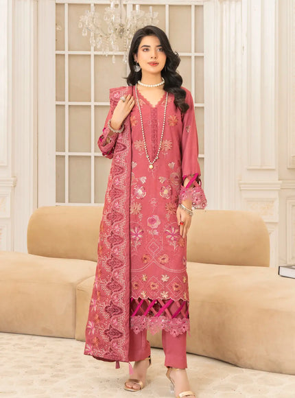 DHANAK EMBROIDERED | 3PC - 36701