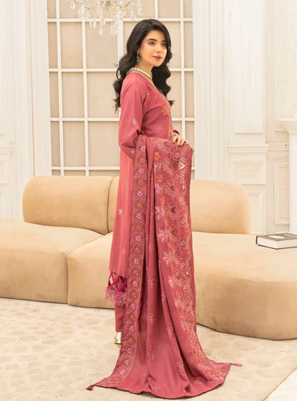 DHANAK EMBROIDERED | 3PC - 36701