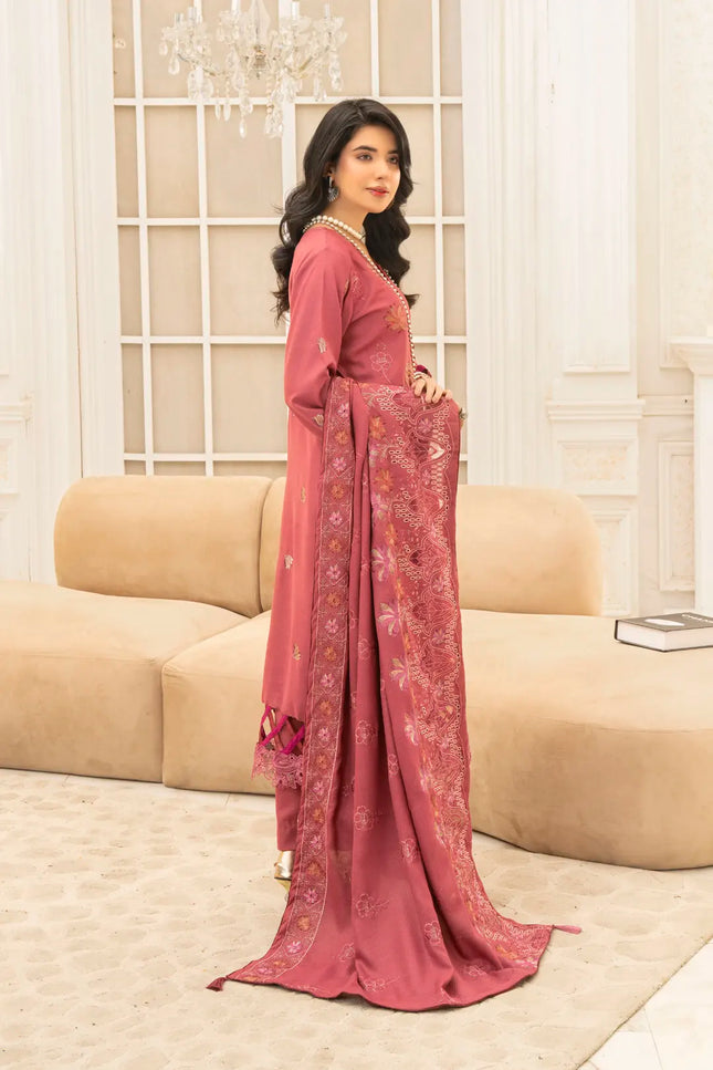 DHANAK EMBROIDERED | 3PC - 36701