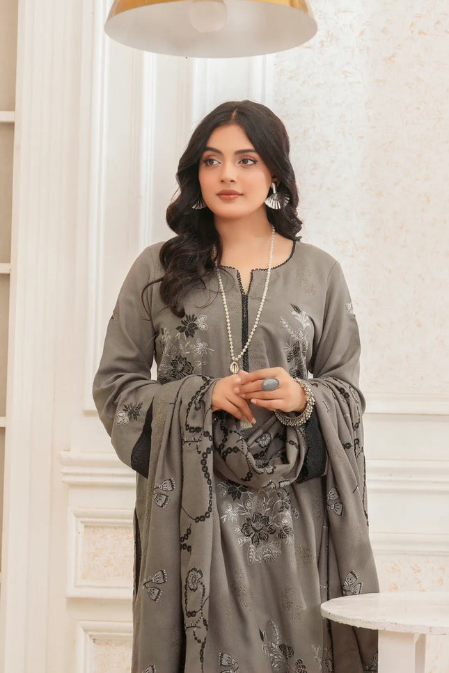 DHANAK EMBROIDERED | 3PC - 36706