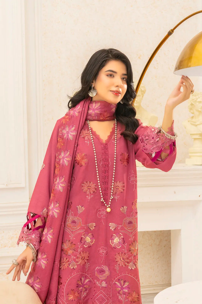 DHANAK EMBROIDERED | 3PC - 36701