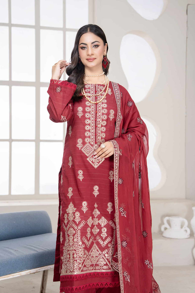 Chamak - 03 - Embroidered Lawn