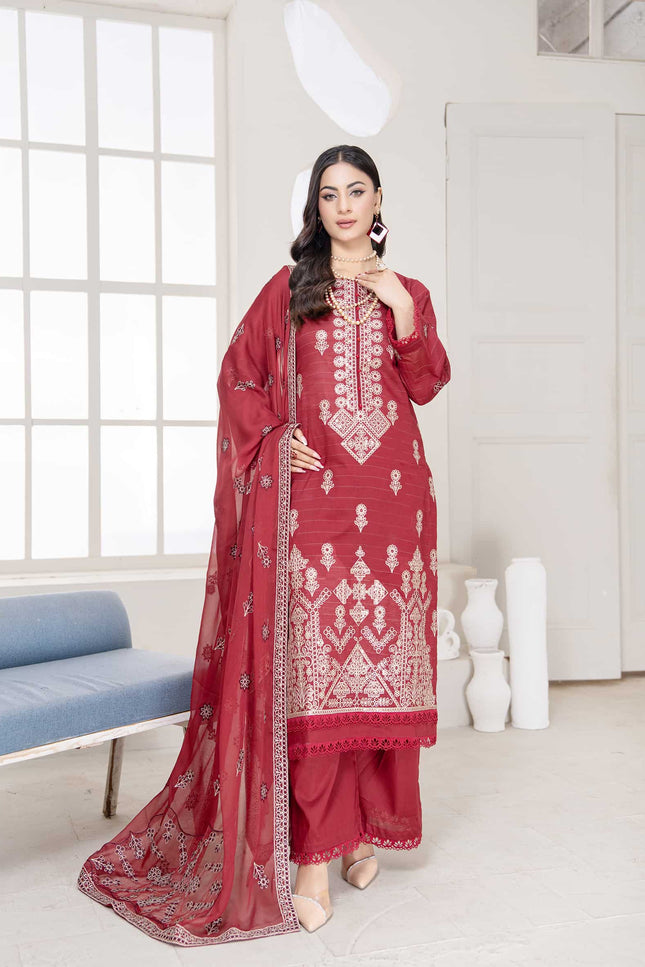 Chamak - 03 - Embroidered Lawn