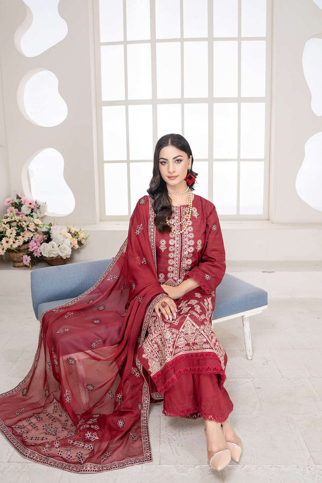 Chamak - 03 - Embroidered Lawn