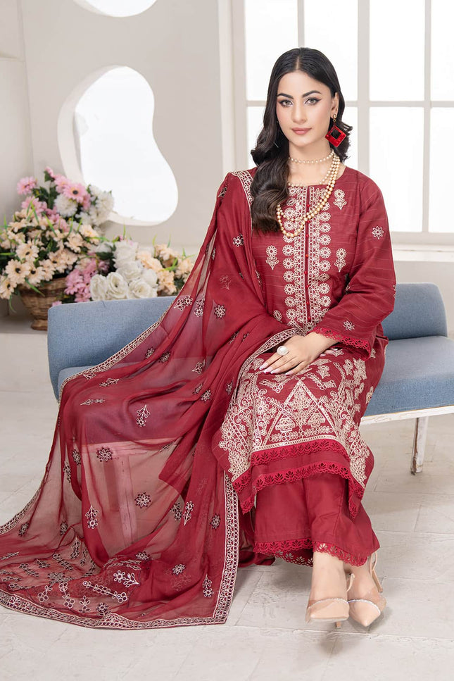 Chamak - 03 - Embroidered Lawn